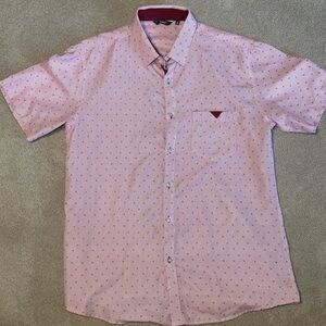 Casual Anchor Pattern Button-Down Shirt